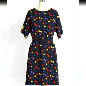 Modcloth Just a Little Something Cherry Shift Dress